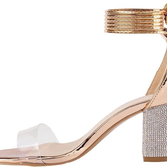 Women's High Heels Gold 9‎ - Picture 2 of 6